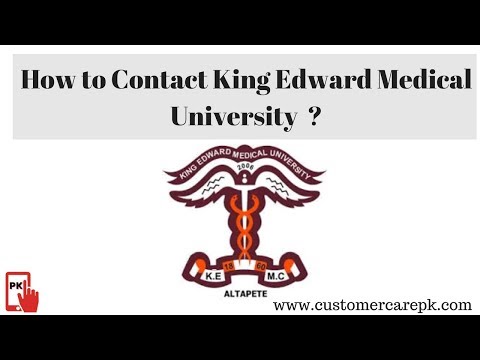 King Edward Medical University Address, Phone Number, Email ID, Website