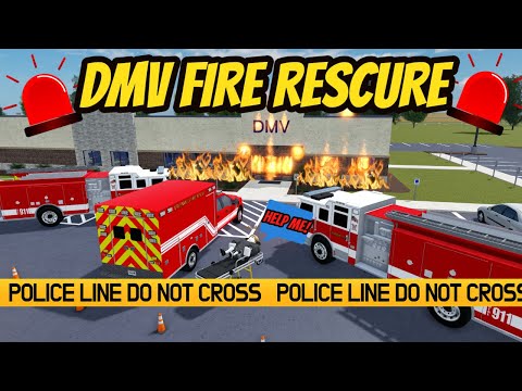 Greenville, Wisc Roblox l DMV FIRE Building EVACUATION Update Rp