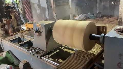 Máy Tiện Gỗ Tự Động Vi Tính CNC. Tiện Lục bình, Song cầu thang, Đôn ghế, Trụ bàn ăn, Cột ông địa ...