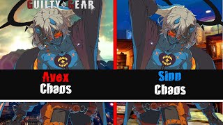 STRONG CHAOS! Avex (Happy Chaos) vs Sinn (Happy Chaos)【Guilty Gear Strive】