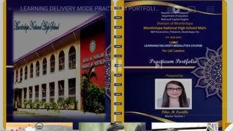 LEARNING DELIVERY MODE PRACTICUM PORTFOLIO FOR LAC LEADERS