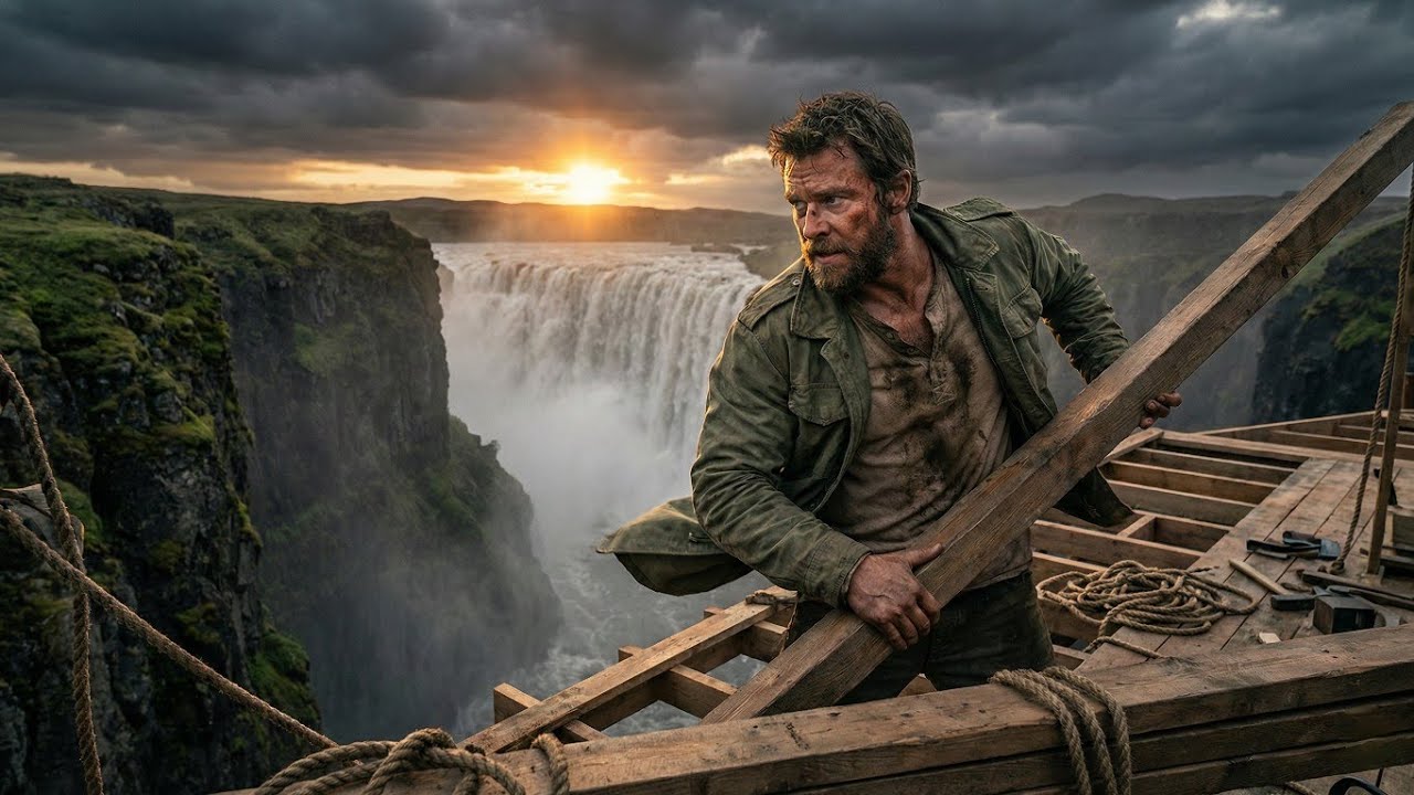 Building a Tree House on a Dangerous Cliff Above a Waterfall | Real Survival Shelter Build