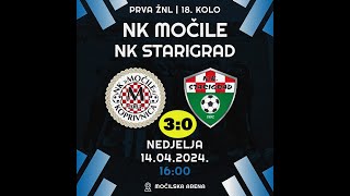 1.ŽNL.KC 2023/24. - 18.kolo - Koprivnica - NK Močile - NK Starigrad 3:0 14.04.2024. - HD highlights