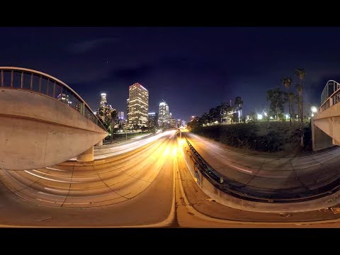 Hollywood Boulevard, Hollywood Walk of Fame and Los Angeles Time Lapse ...