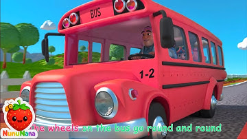 [5 MINUTE LOOP] Wheels on the Bus Remix | Fun Sound Variations | NunuNana Bus
