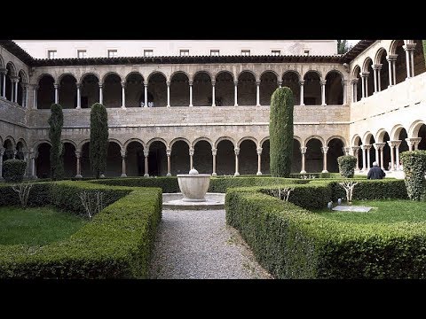 Places to see in ( Girona - Spain ) Monestir de Santa Maria de Ripoll