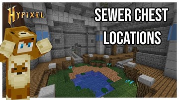 Hypixel The Pit: Sewer Treasure Spawn Locations (Castle Map)
