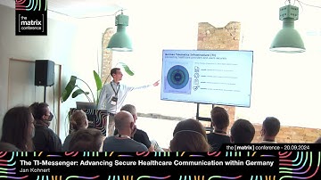 The TI Messenger: Advancing Secure Healthcare Communication with Matrix - Jan Kohnert