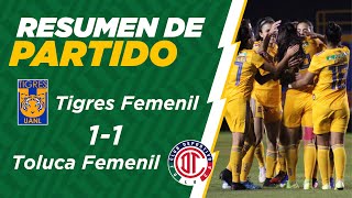 Tigres femenil 1-1 toluca goles clausura 2020 highlights | once diario