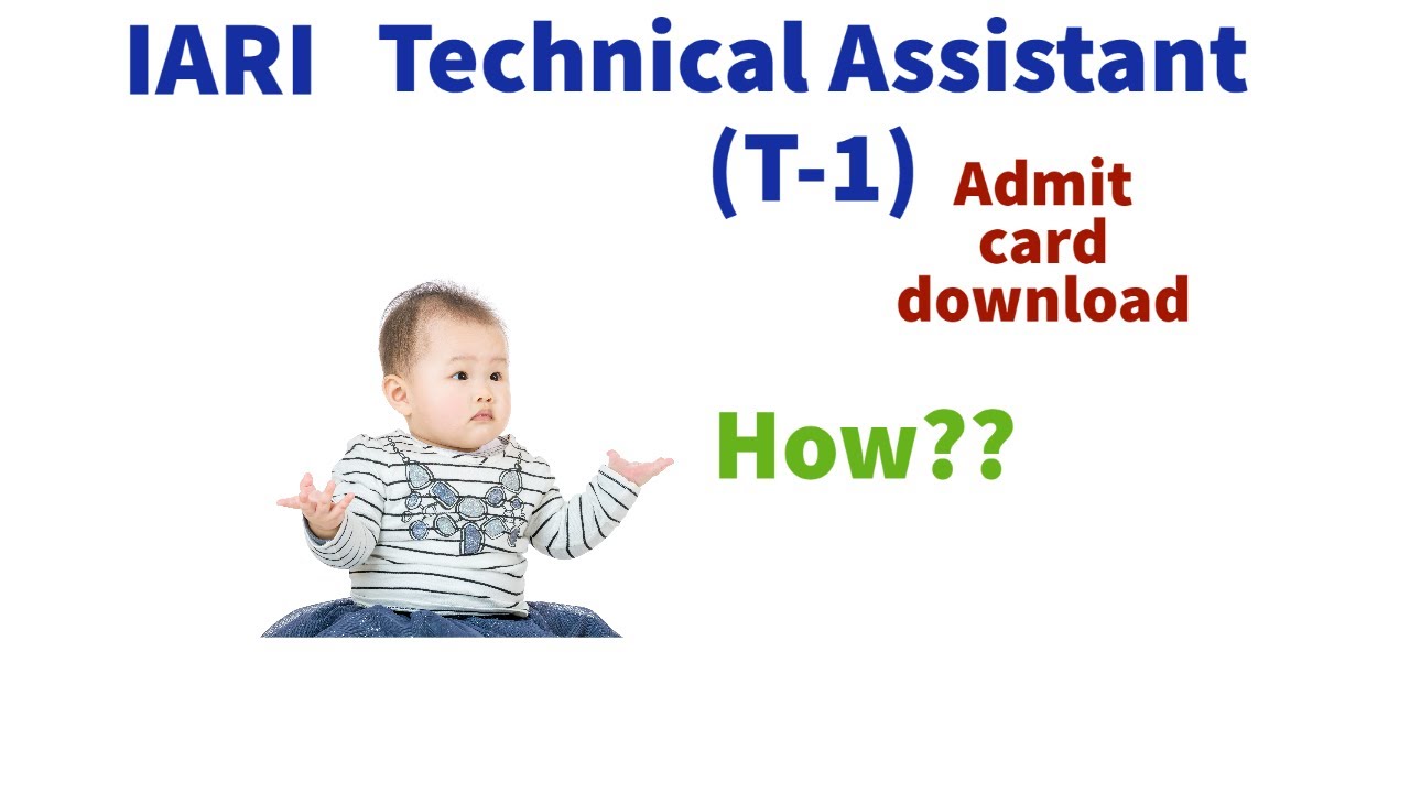 IARI Admit cards out