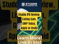 Studds Accessories IPO Review, Listing Gain, GMP Today, Apply or Avoid