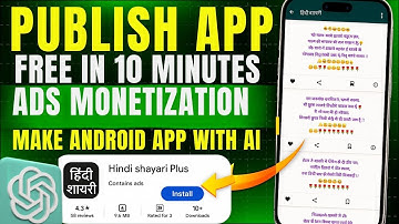 Make an Android Shayari App with AI in 15 Minutes | Monetize with Ads & Publish for FREE
