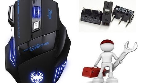 Замена кнопок в китайской мышке