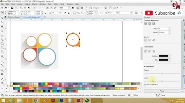 How to Create a Simple Infographic Design in Coreldraw | CoreldrawFever Studio