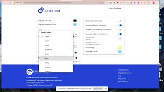 Snap and Read: Speech to Text and Cover Overlay