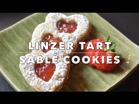Linzer Tarts Sablé Cookies