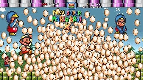New Super Mario Bros X-SMBX Mario 1300000 Eggs Factory-New Mario Maker