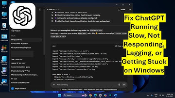 Fix ChatGPT Lagging & Stuck Can