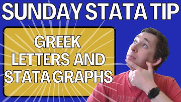 Stata Formatting Trick: Greek Letters in Axes Using Unicode