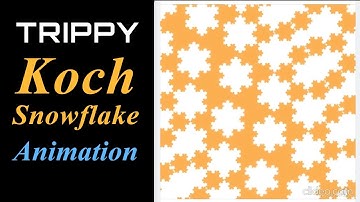 Fascinating Koch Snowflake Fractal Animation
