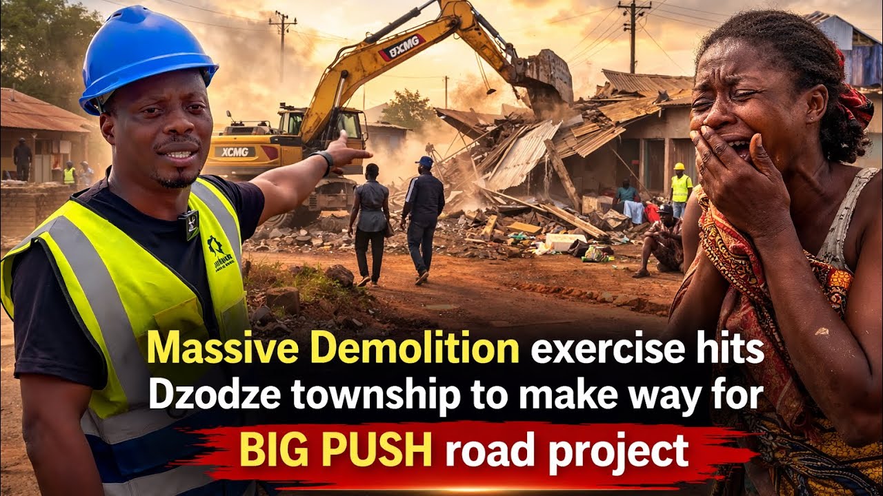 Massive Demolition exercise hits Dzodze township to make way for Big Push project