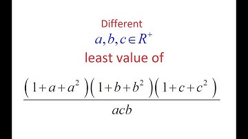 Minimum Value of (1+a+a^2)(1+b+b^2)(1+c+c^2)/abc