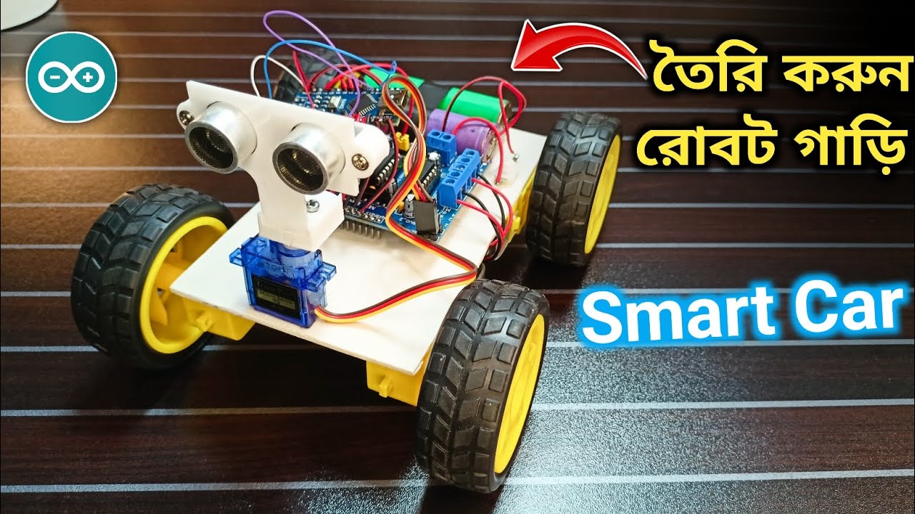 How To Make Arduino Obstacle Avoiding Robot | Obstacle Avoiding Robot ...