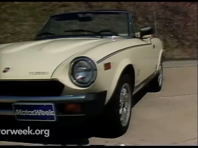 Motorweek | Retro Review: '82 Fiat Spider Turbo - Youtube