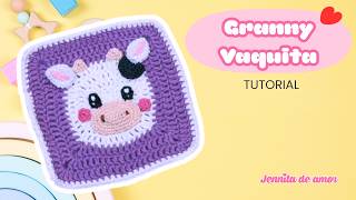Granny Vaquita  -Curso Crochet- Aprende paso a paso |Tutorial para  Principiantes|
