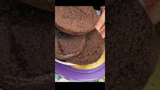 Fluffy Cake Sponge Without Oven 😋 #cake #sponge #reels #ytshortsvideo