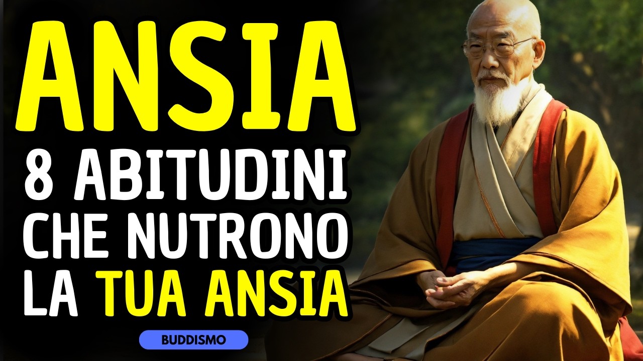 8 ABITUDINI CHE NUTRONO LA TUA ANSIA: SMETTI ORA! #buddismo