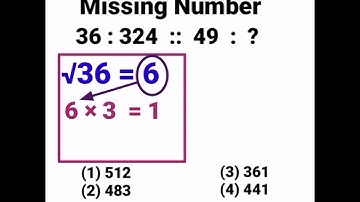 Analogy | Number Analogy | Reasoning classes for ssc cgl GD Exam | Missing number | Exam Cracker