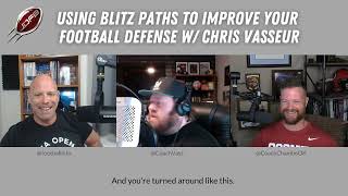 Using Blitz Paths to Improve Your Football Defense w/ Chris Vasseur | Football Coaching Podcast