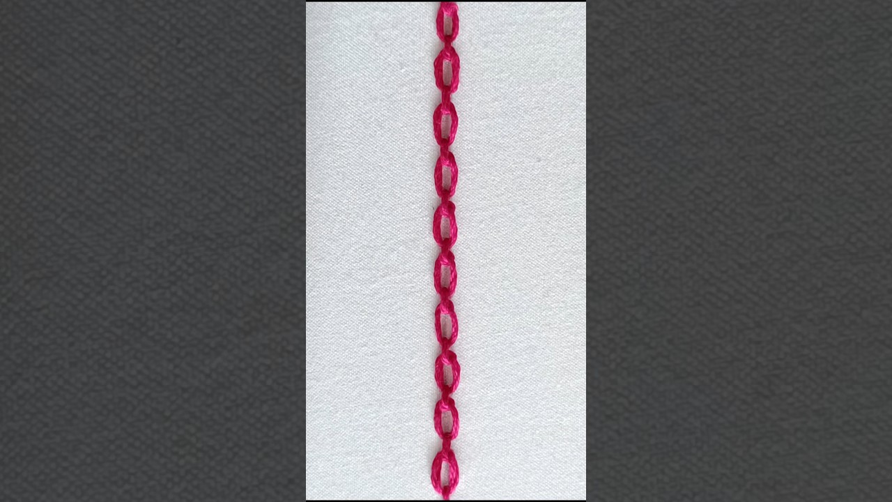 cable chain stitch || stitches 