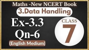 Ex. 3.3 - Qn-6 - Chapter 3 - Data Handling - Class 7 Maths|NCERT|CBSE|English Medium|NewSyllabus