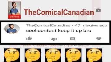 The Story Of TheComicalCanadian Youtube Channel - The Comical Canadian Must Be Stopped
