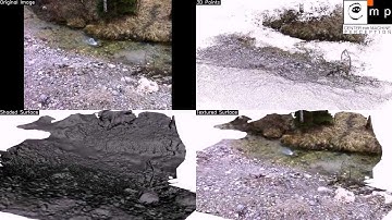 High Resolution Alpine Creek Survey Using Structure from Motion - CMPMVS and Visual SfM
