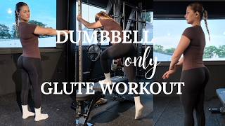 Build Bigger Glutes with ONLY Dumbbells