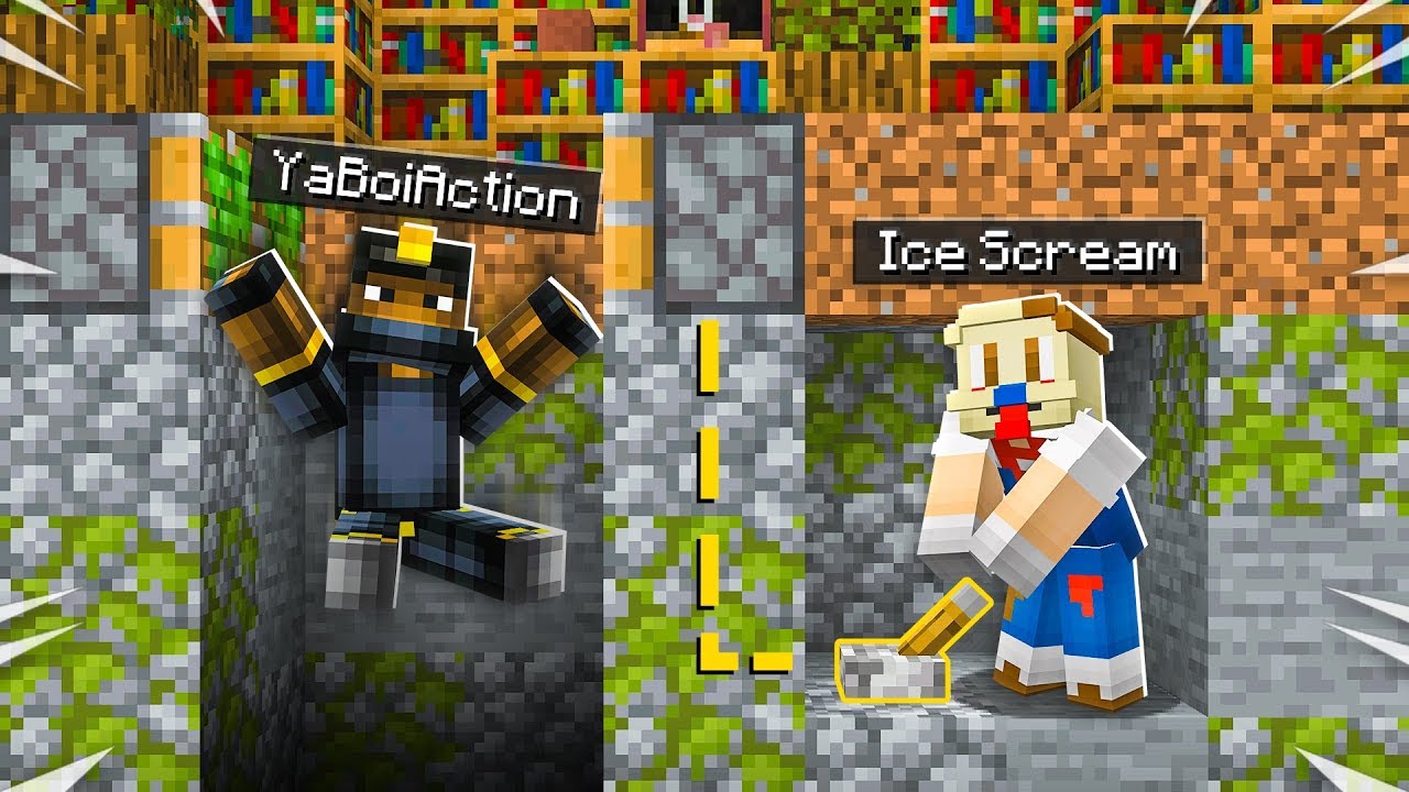 PRANKING as ICE SCREAM 3 in Minecraft! (He *FREAKED* When He Saw ICE SCREAM)