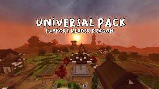 Exclusive Universal Pack Shaders Support Render Dragon MCPE 1.18++ Details