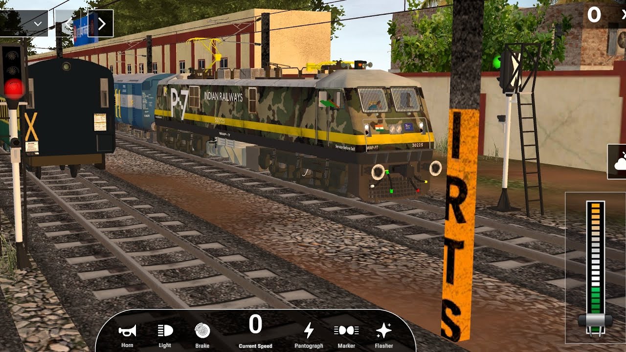 The Indian Train Simulator gamePlay 🎮🚄💨🔥 ( @JeetBabu-1100) Train Game video 
