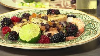 Chef Tom "Seared Seafood and Black Beans"