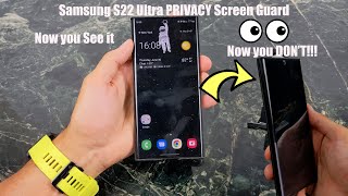 Samsung S22 Ultra Privacy Blocking Screen Protector : Stop Peeping! screenshot 5