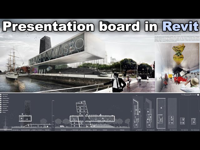 Architecture Presentation Board in Revit Tutorial 