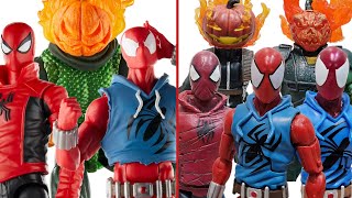 NEW SPIDEY WAVE Any improvement? Marvel Legends Last Stand Spider-man Scarlet Spider Jack O Lantern