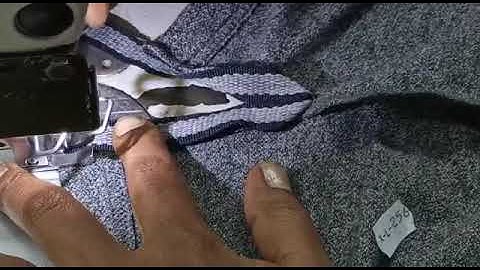 Brand Polo Tshirt side vent twill tape construction Part 2.