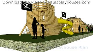 All the pirate ship plans featured on paulsplayhouses.com. Download and start building your pirate ship today!