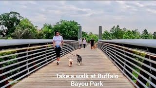 Houston Texas Buffalo Bayou Park 4K See Overlooked Gems Tour Walk