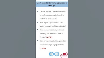 Commonly Asked DevOps Interview Questions #devops