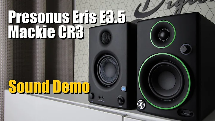 Presonus Eris E3.5 vs Mackie CR3  ||  Sound Demo w/ Bass Test